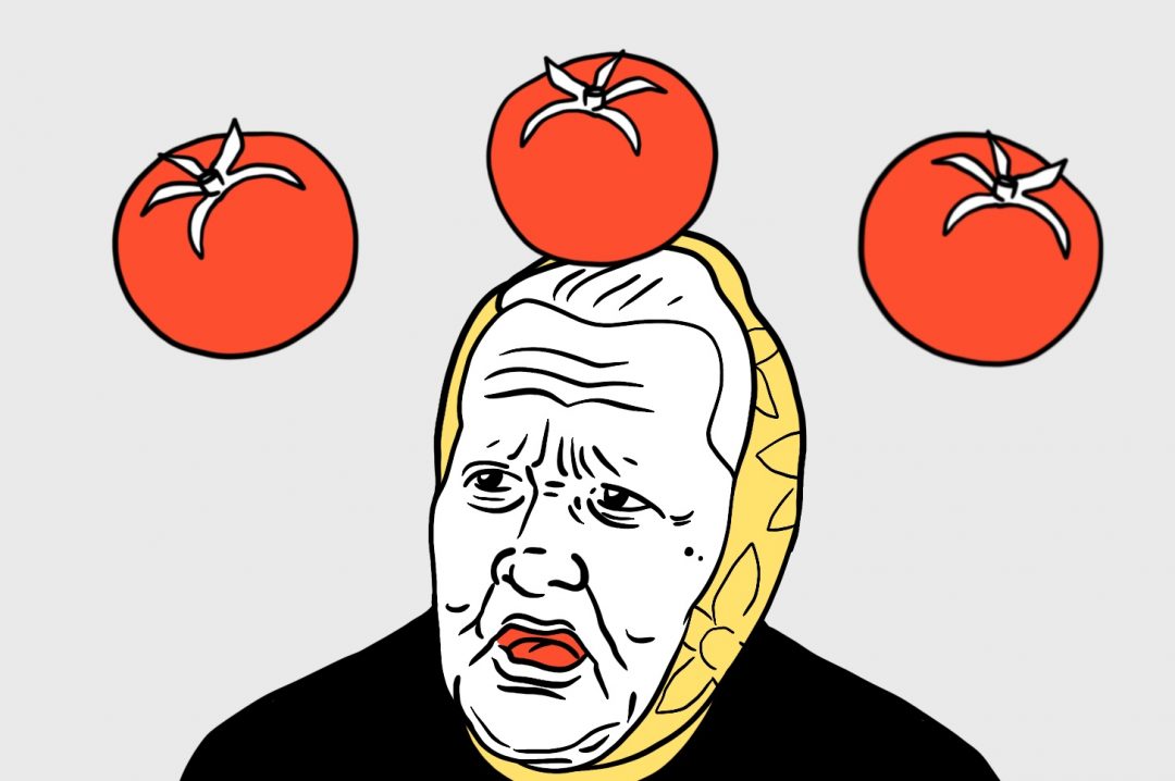 Сложная задача про бабушку и домашние помидоры