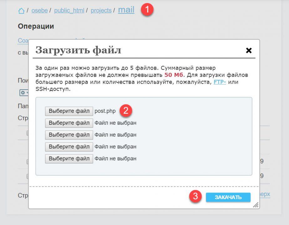 Делаем форму обратной связи на сайте