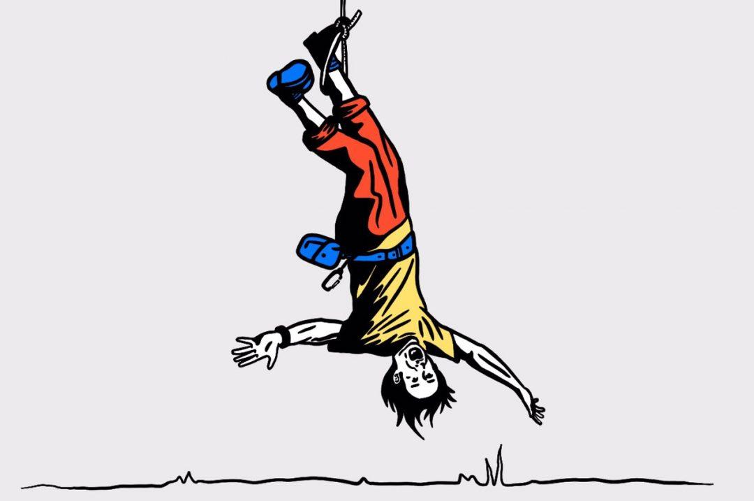 Головоломка про альпиниста и короткую верёвку