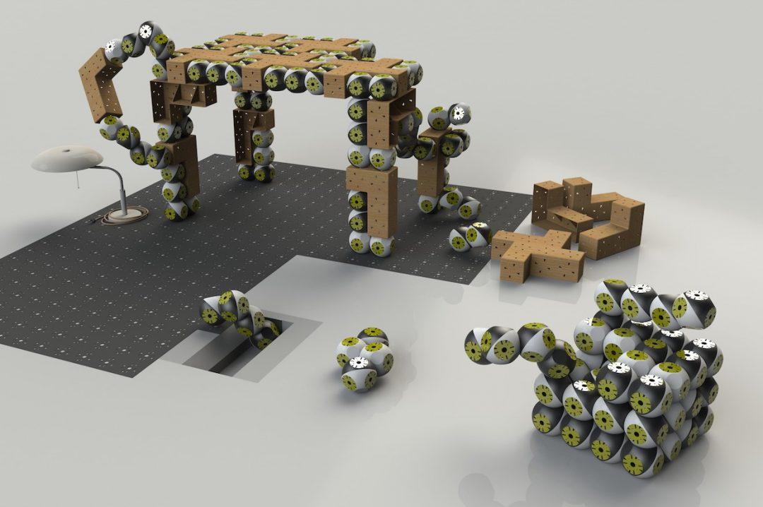 Роботы, которые складываются в мебель