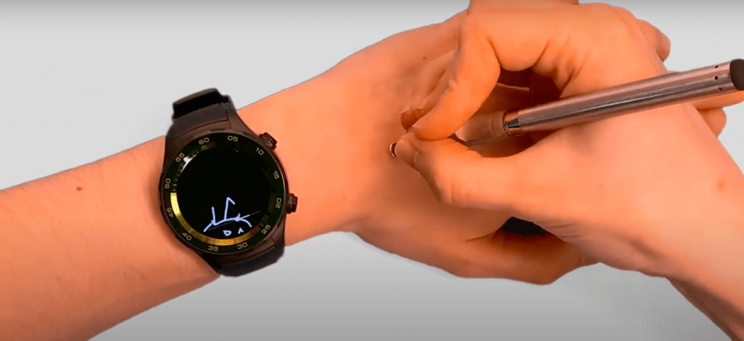 Умные часы научили считывать текст, написанный стилусом на руке