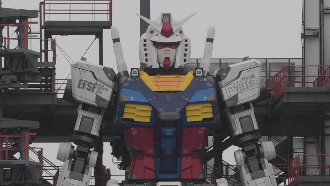 Gundam уже вовсю двигается