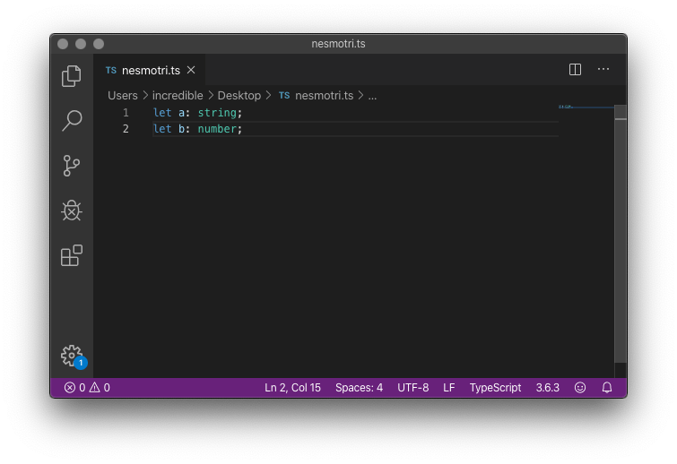 Вот как поиск ошибок работает в Visual Studio Code