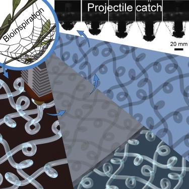 Создали противоударное покрытие-паутину