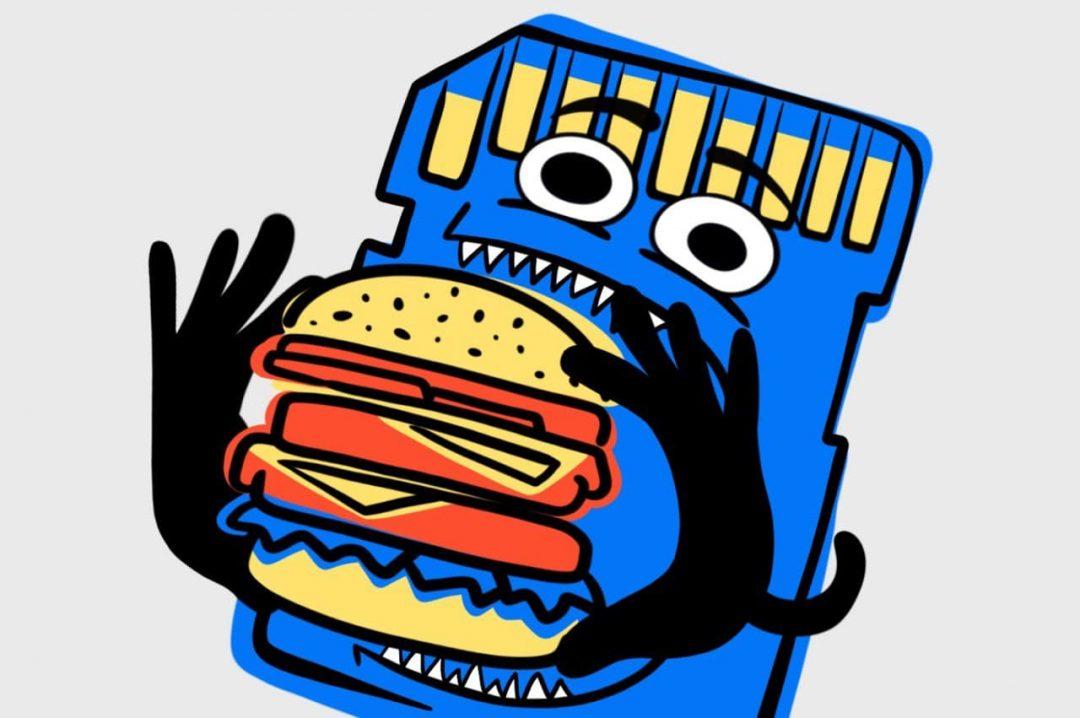 Как на microSD-карточке помещается 1 терабайт?