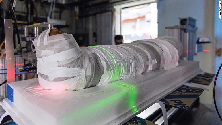 Новый способ заглядывать в закрытые саркофаги