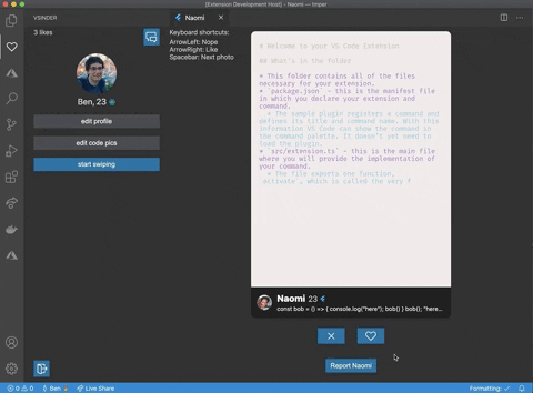 Сделали Тиндер для программистов