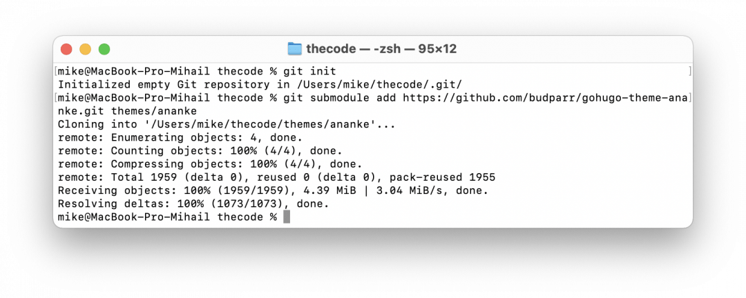 Создаём статичный сайт на Hugo