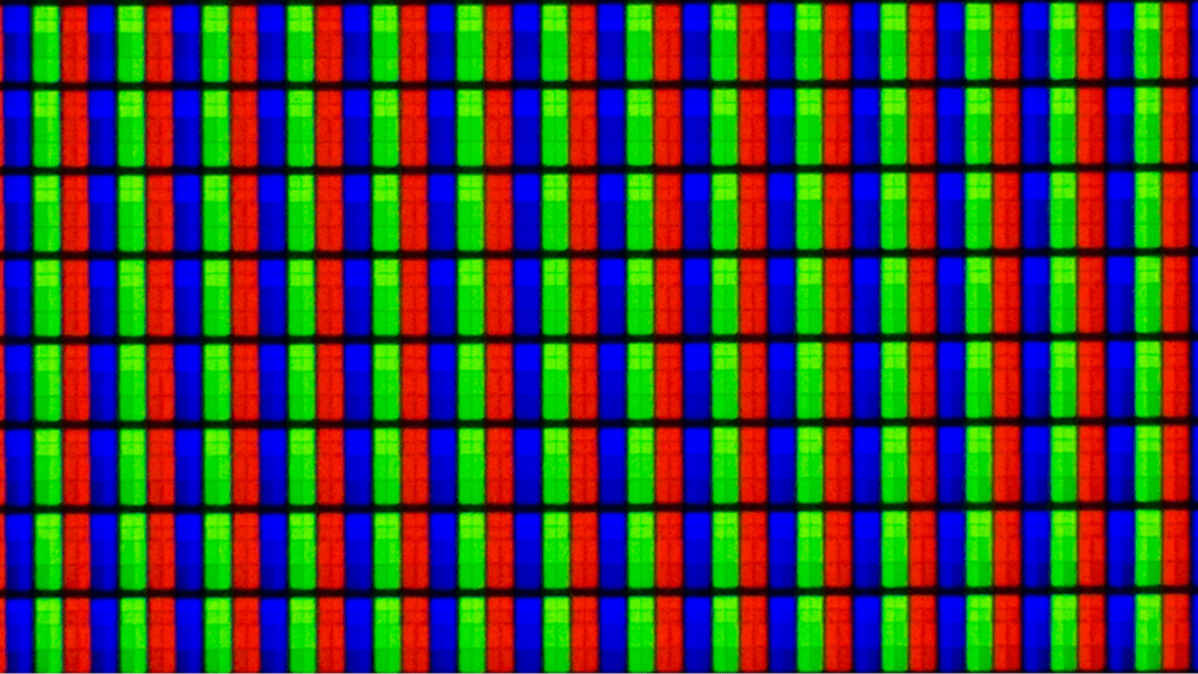 Субпиксели в матрице экрана компьютера или смартфона