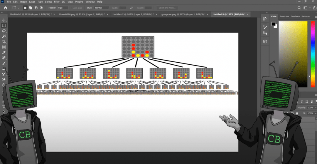 Разбор: непобедимый алгоритм для игры «4 в ряд»