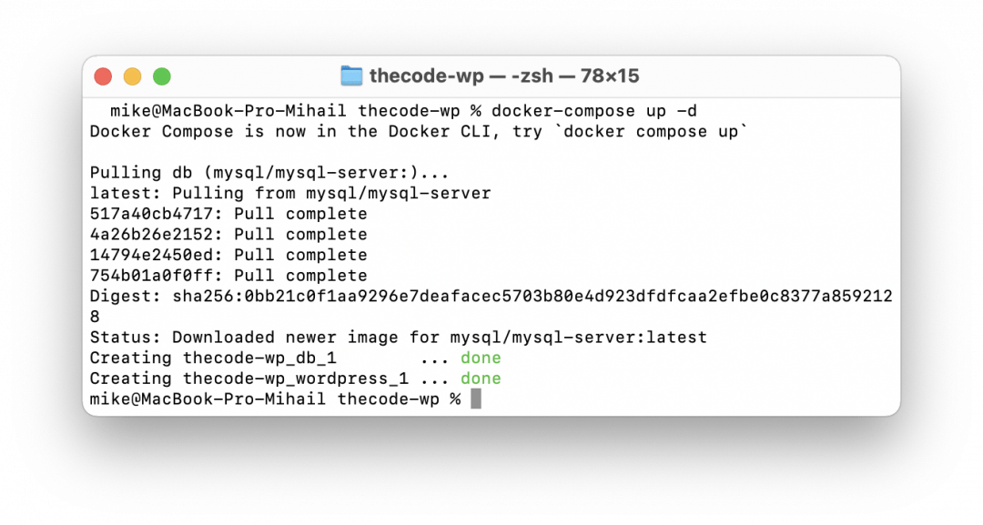 Запускаем вордпресс в докере Устанавливаем Вордпресс в Docker