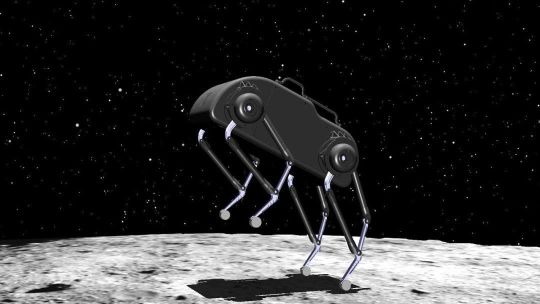 Четвероногого робота научили двигаться в невесомости