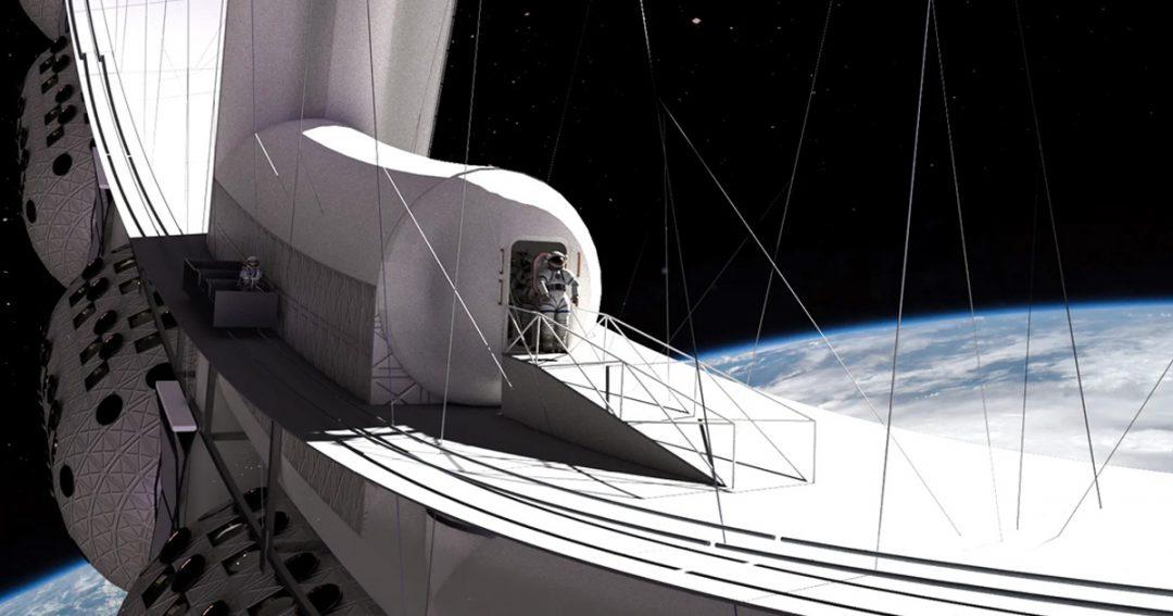 Протестировали строительную установку для первого космического отеля