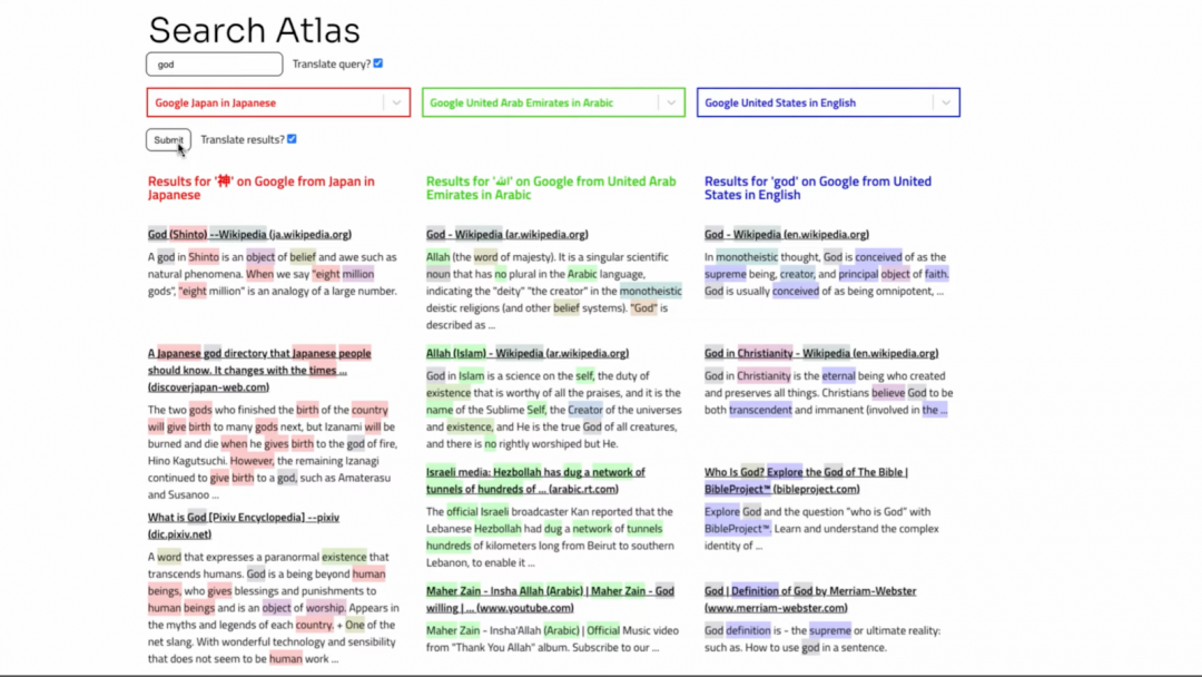 [Посмотрите] как различаются результаты поиска Google в разных странах