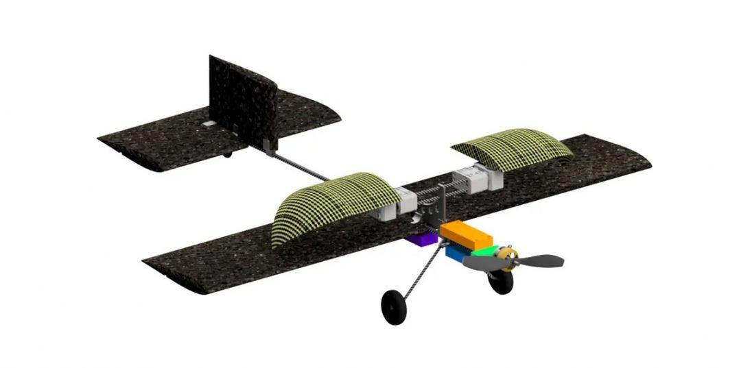 Беспилотнику добавили надкрылья, чтобы он мог переворачиваться сам