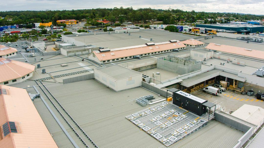 На крыше торгового центра построили дронопорт