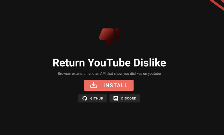 Сделали расширение браузера, которое возвращает счётчик дизлайков на ютуб