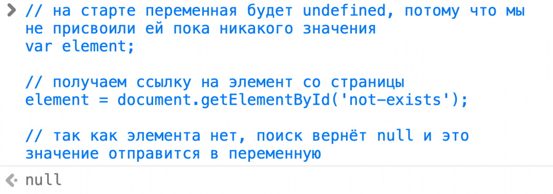Null, ноль и Undefined: разбираемся в сортах пустоты