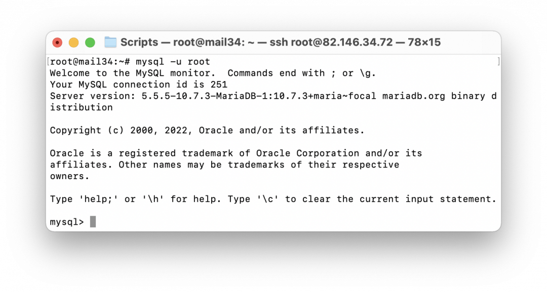 Как установить базу данных на сервер и начать с ней работать