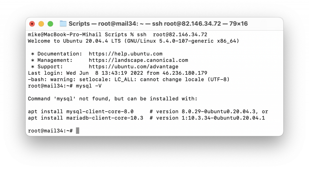 Как установить базу данных на сервер и начать с ней работать