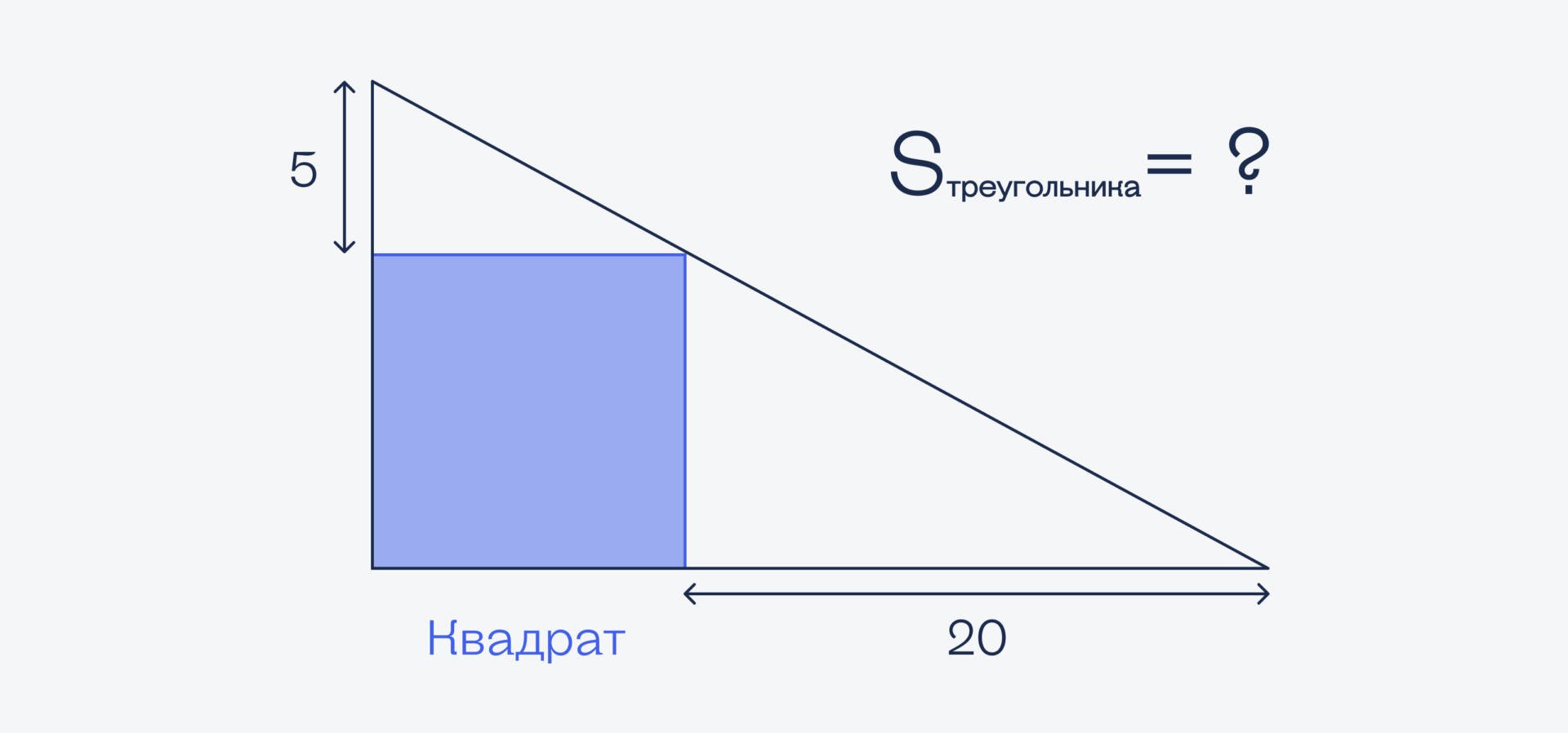 Задача про треугольник и неполные размеры