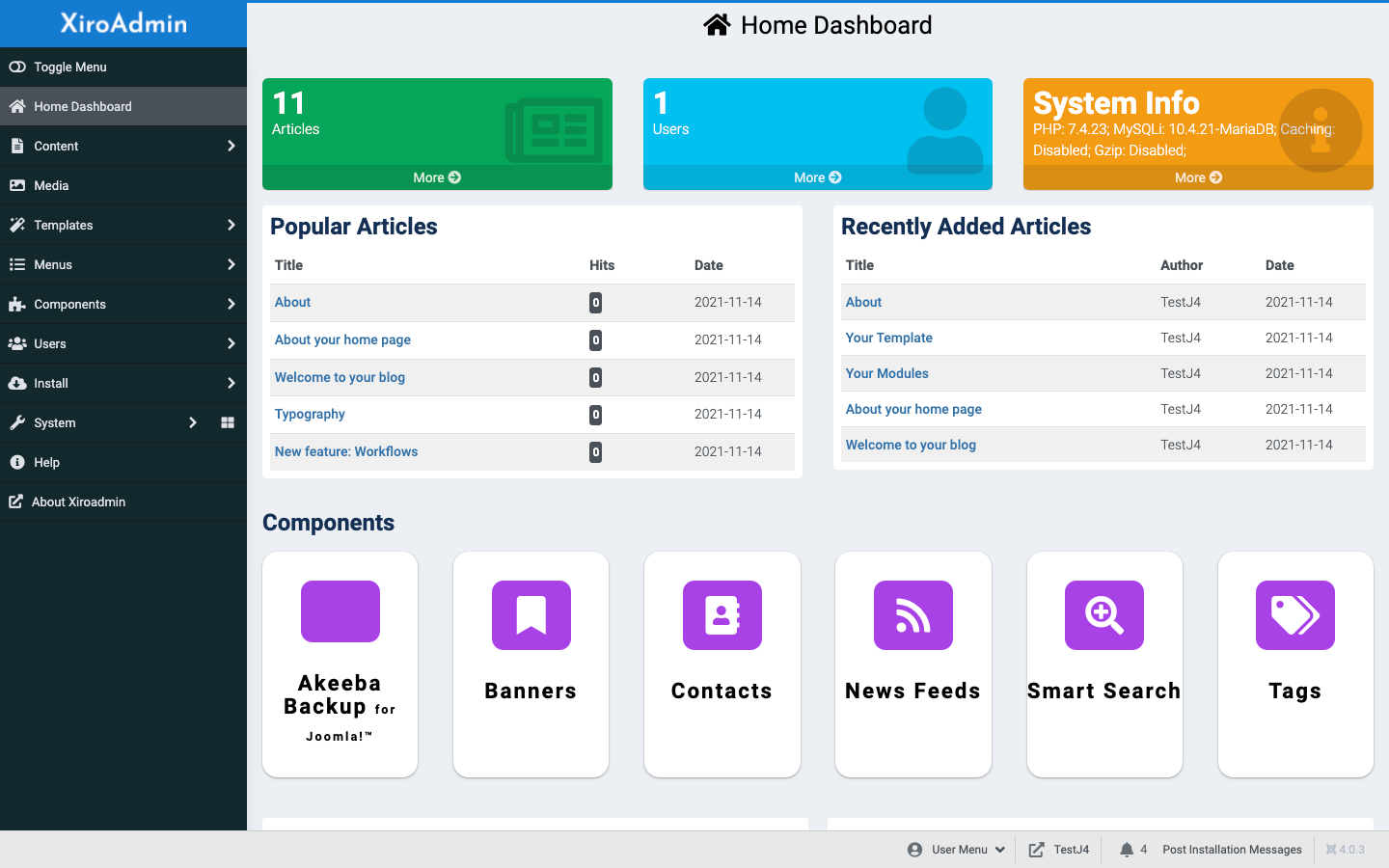Joomla На чём публиковать свой сайт