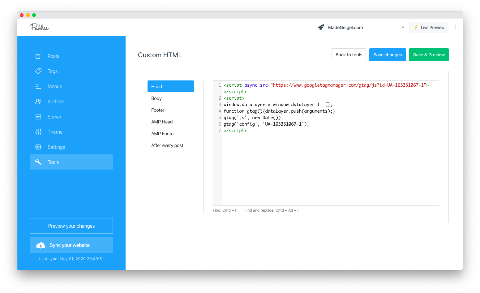 Publii На чём публиковать свой сайт