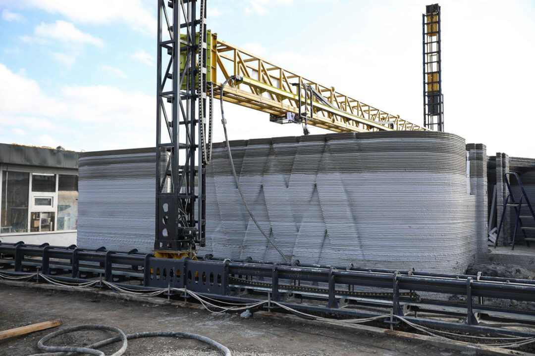 Российские студенты напечатали одноэтажный бетонный дом