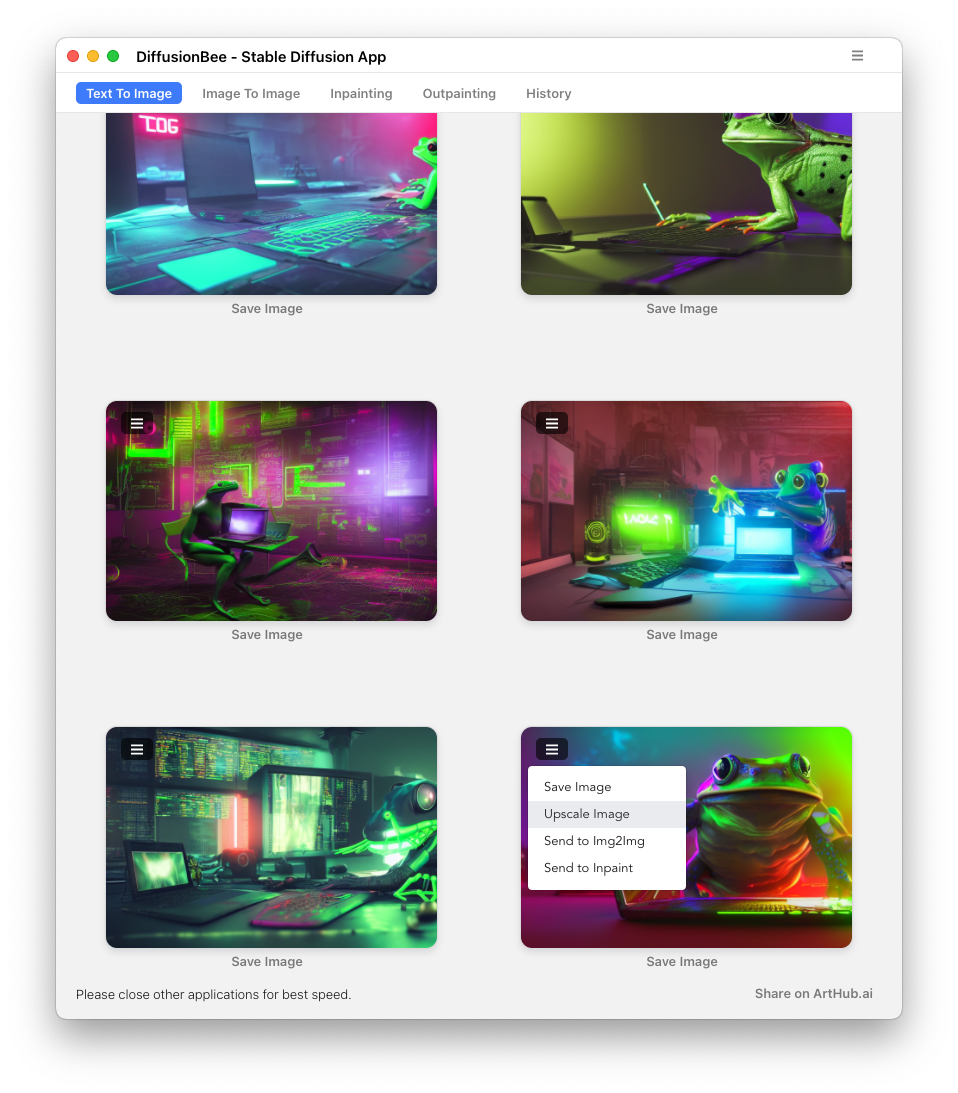 Запускаем Stable Diffusion и рисуем нейроарт на MacOS за один простой шаг