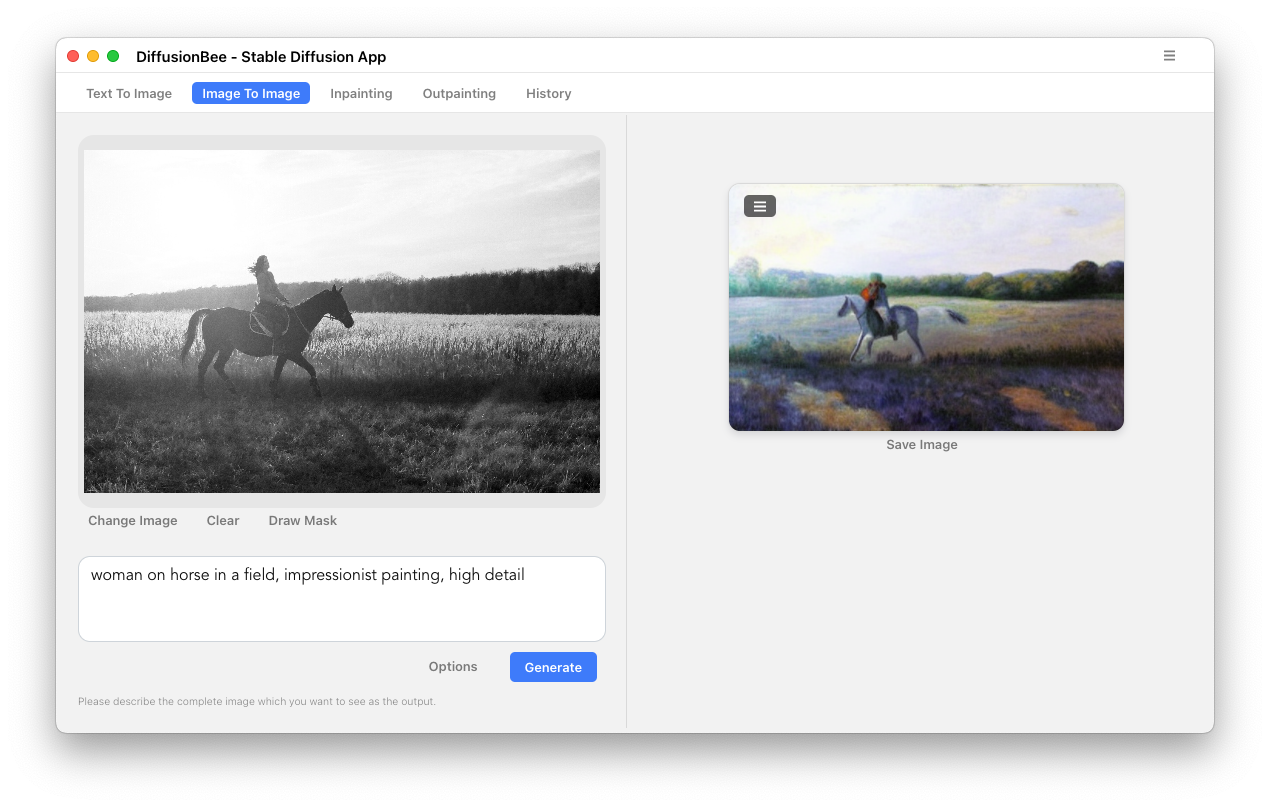 Запускаем Stable Diffusion и рисуем нейроарт на MacOS за один простой шаг
