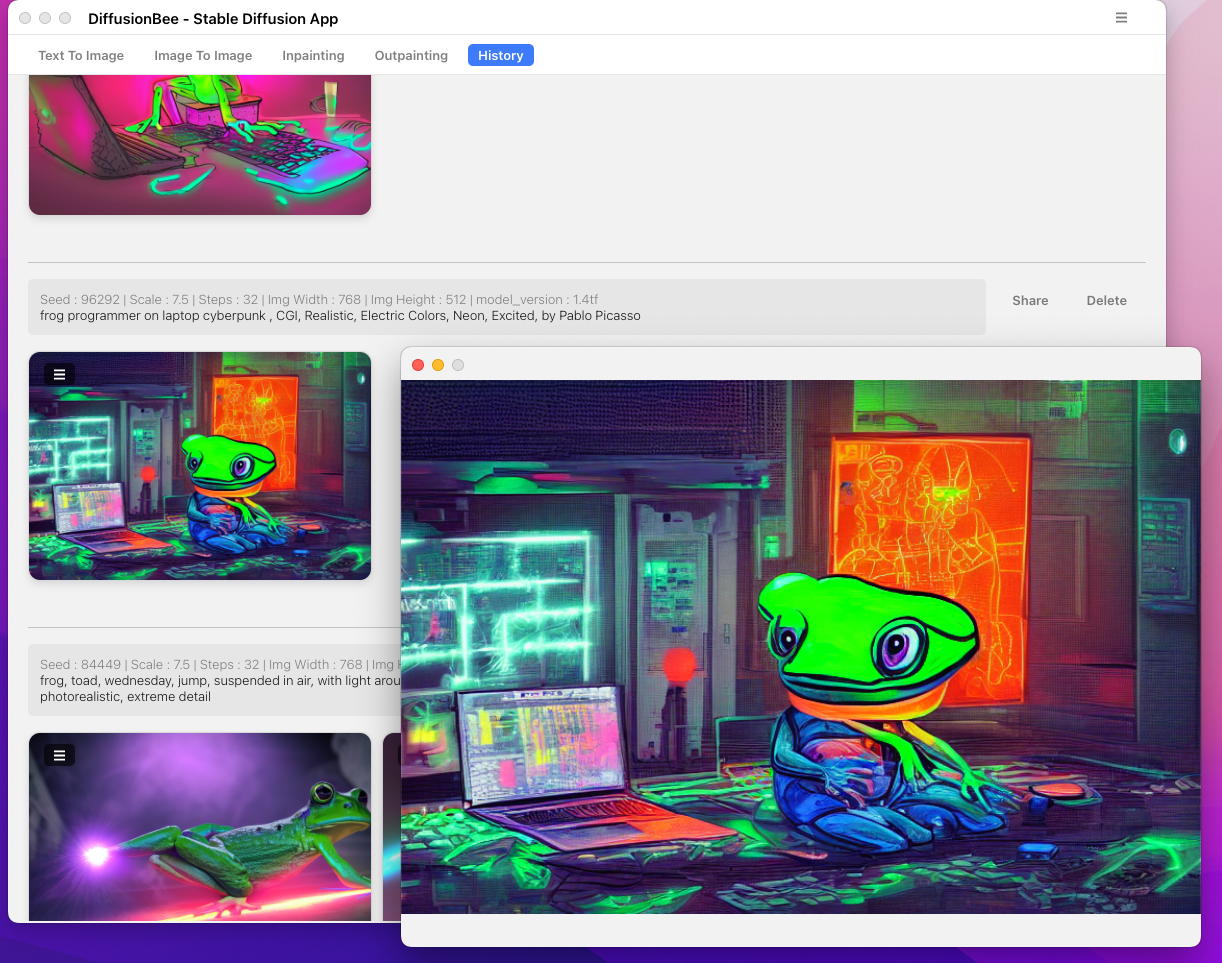 Запускаем Stable Diffusion и рисуем нейроарт на MacOS за один простой шаг