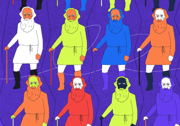 Анализируем тексты Льва Толстого: как привести все слова к одному виду