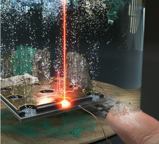 Придумали, как улавливать нанопластик в водопроводной воде с помощью света