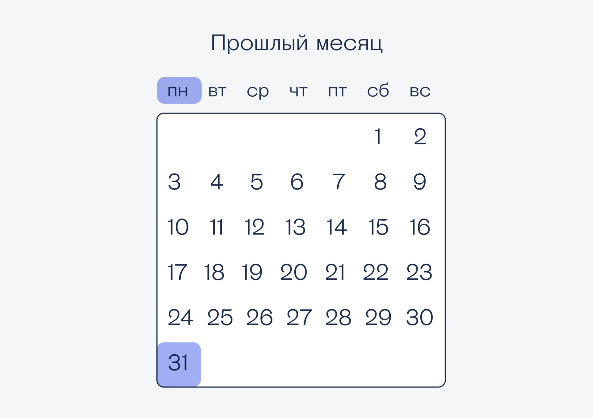 Определяем месяц Задача: угадать месяц по двум дням