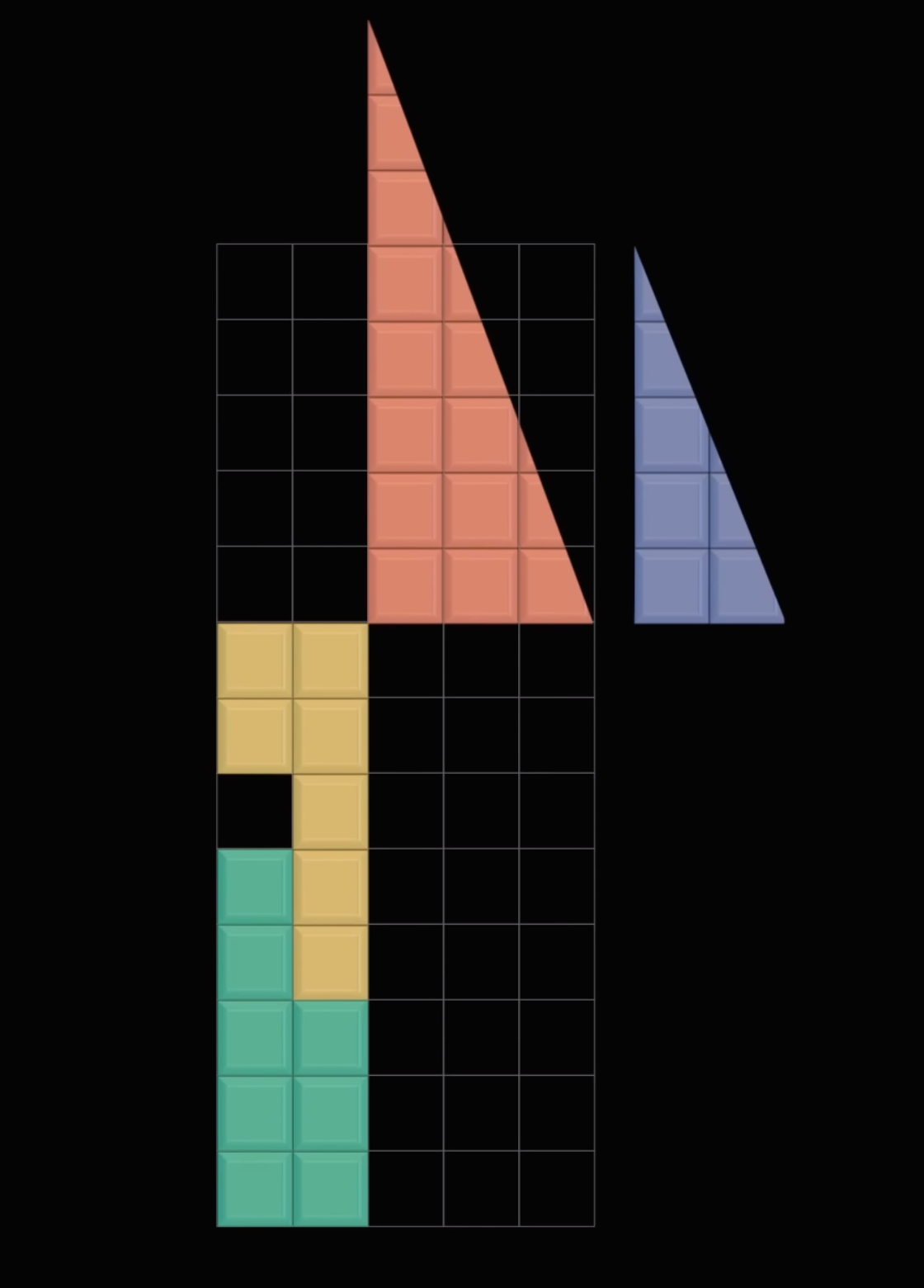 Откуда взялась лишняя долька шоколада?