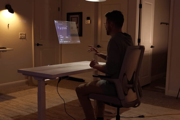 Технодурка: невидимый компьютер с прозрачным дисплеем