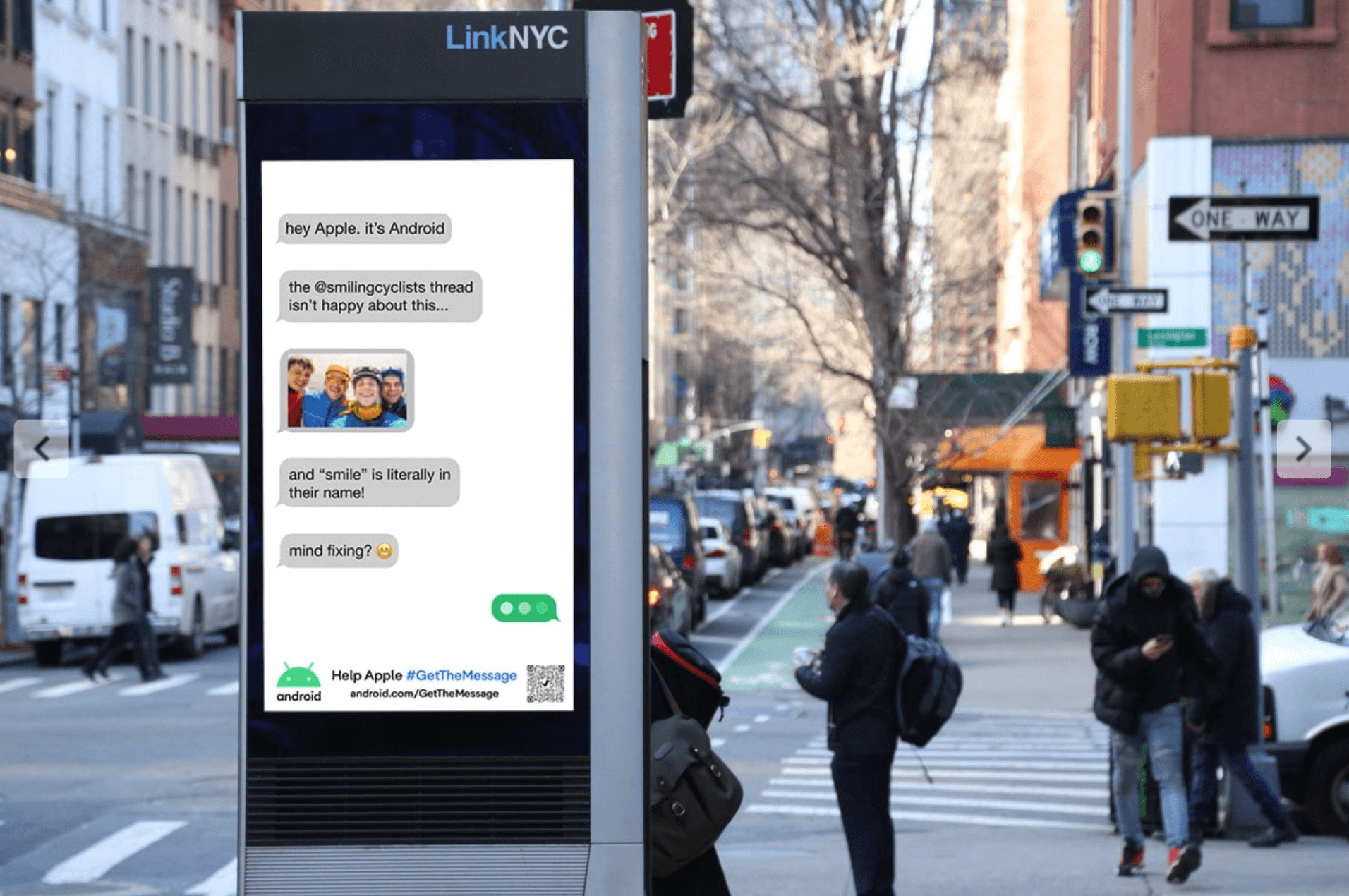 Рекламная кампания Google «Get the message»