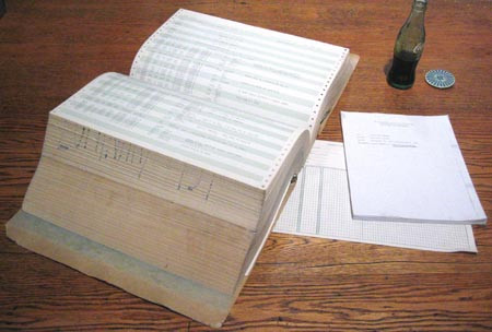 Один из томов с исходным кодом программы для Аполлона 11