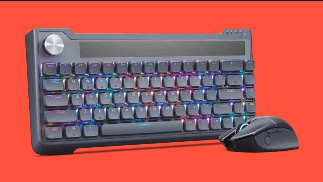 Клавиатура с мышкой, которая заряжается от нажатий