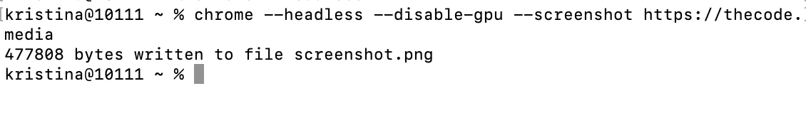 Как запустить «безголовый Хром»