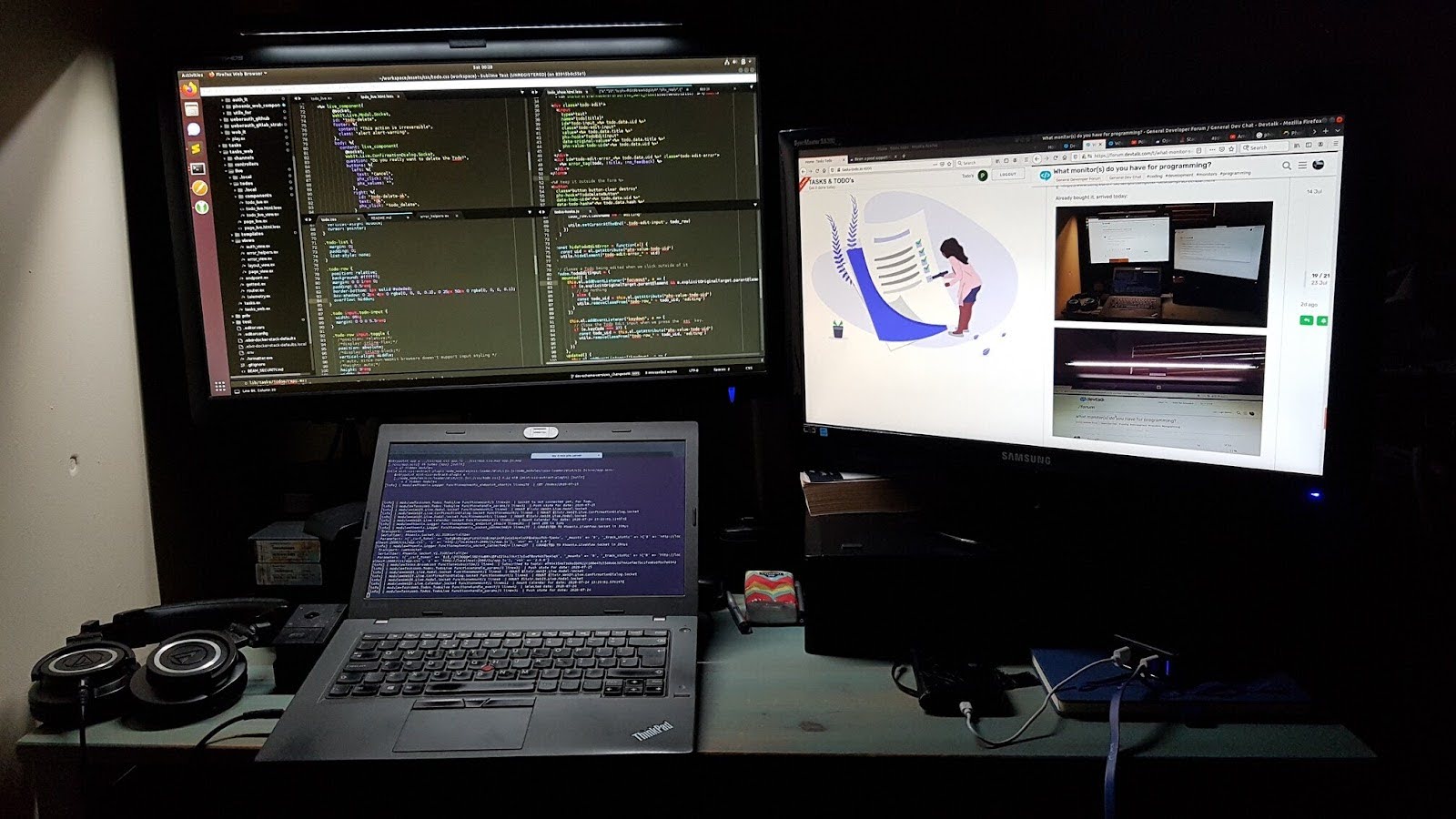 Сколько мониторов нужно программисту для работы