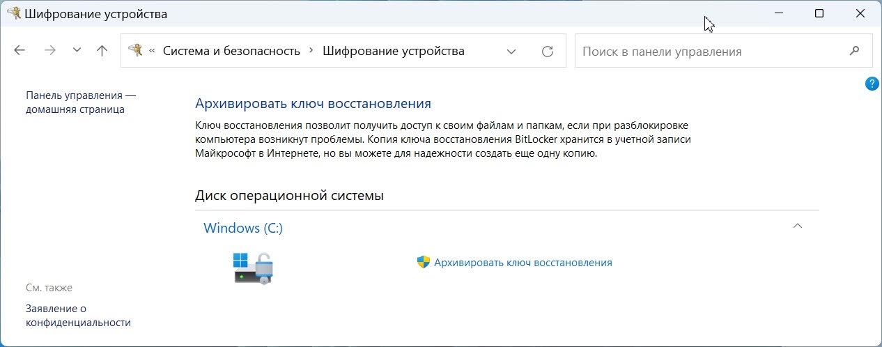 BitLocker для Windows