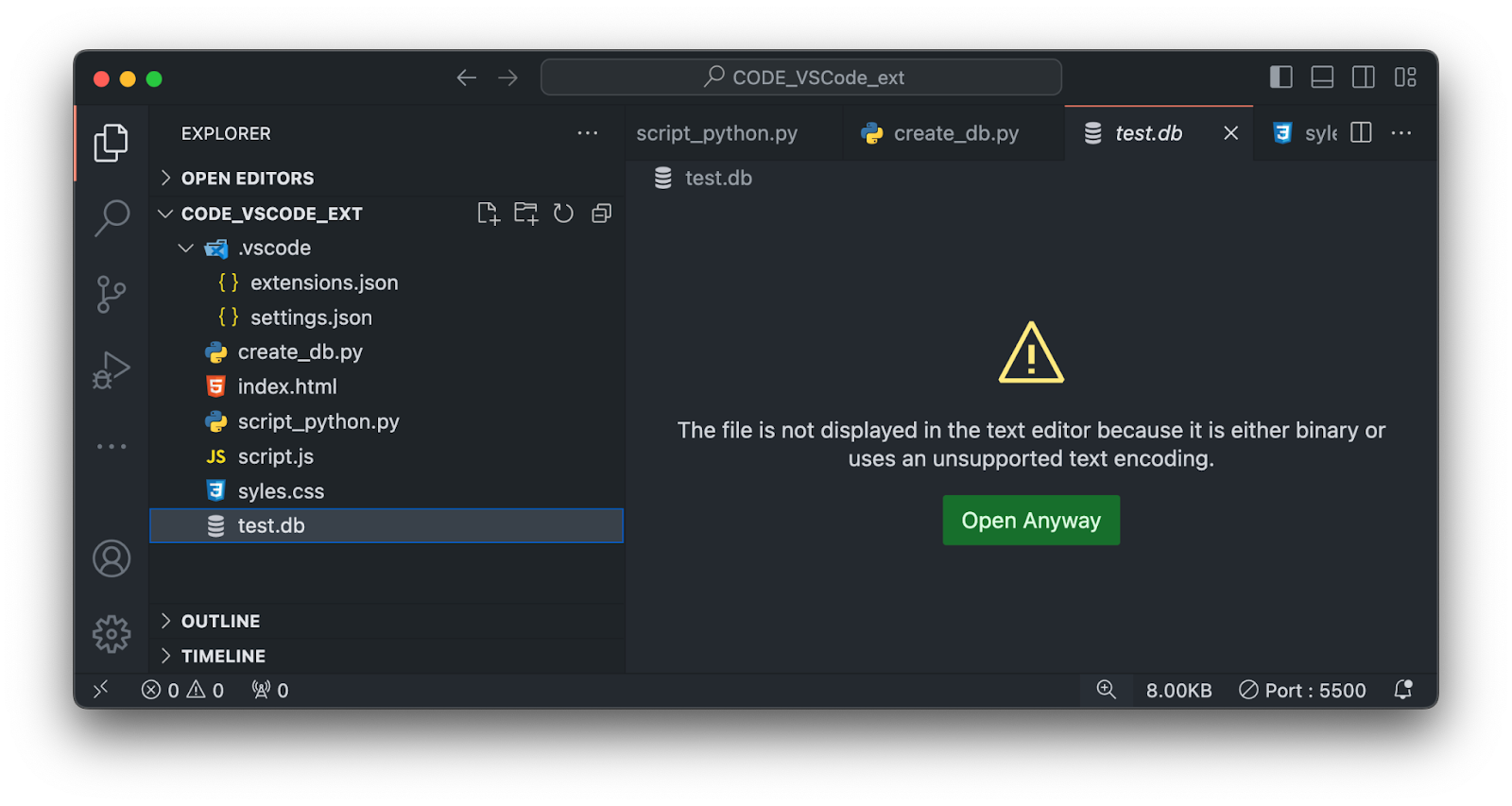 VSCode для бэкенда