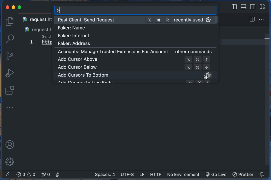 VSCode для тестирования