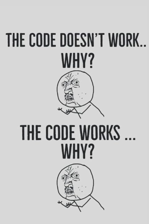 Пояснительная бригада: почему не работает??? Почему работает???