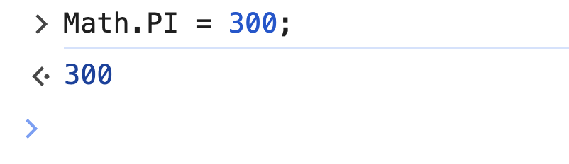 Что означает ошибка TypeError: Cannot assign to read only property