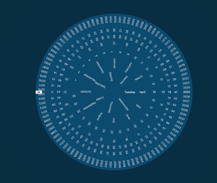 Веб-проект: часы столетия с потрясающей анимацией