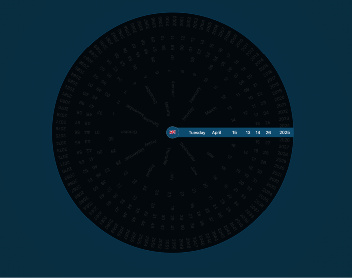 Веб-проект: часы столетия с потрясающей анимацией