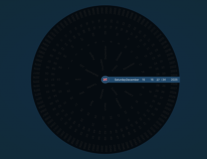 Веб-проект: часы столетия с потрясающей анимацией