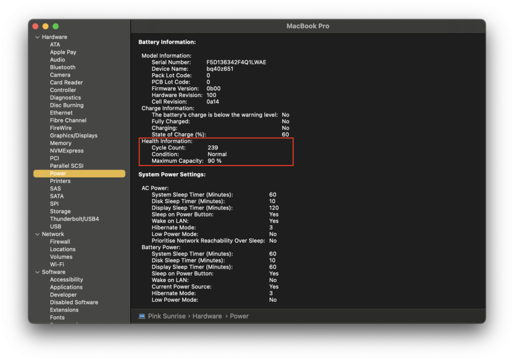 Как проверить батарею ноутбука